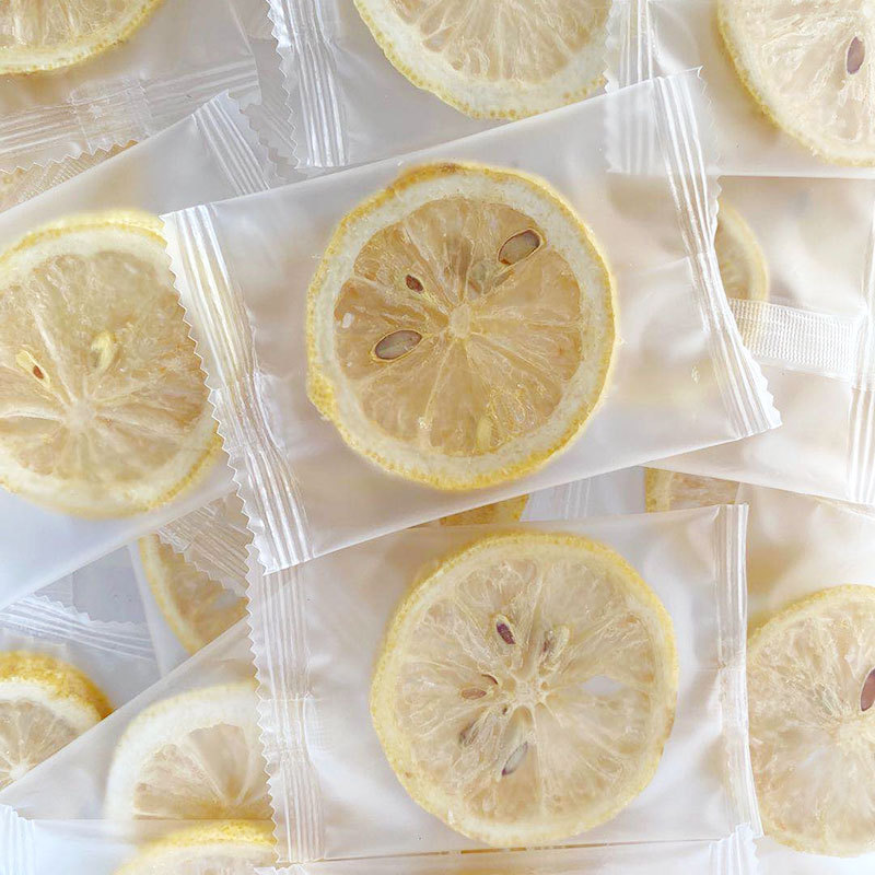 Freeze-Dried Lemon Slices (Citrus limon) — Anyue Lemon Fruit Pieces for Cold Brew Tea quality and texture