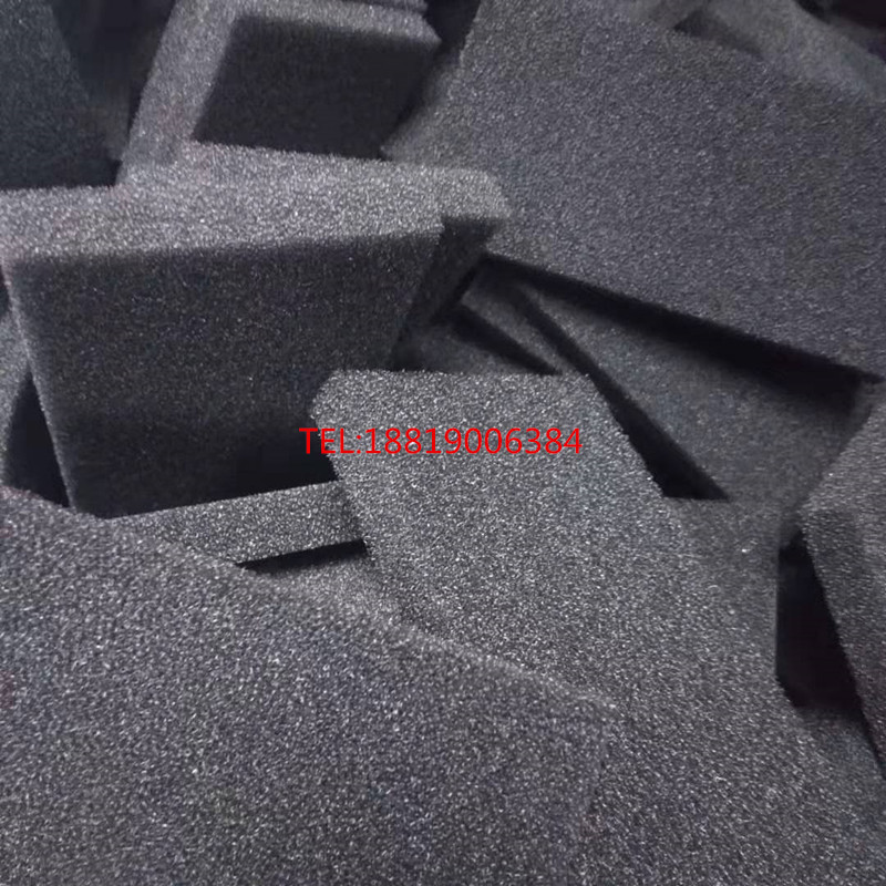 厂家供应 汽车空调过滤棉 黑色聚氨酯爆破绵 60ppi细孔过滤棉