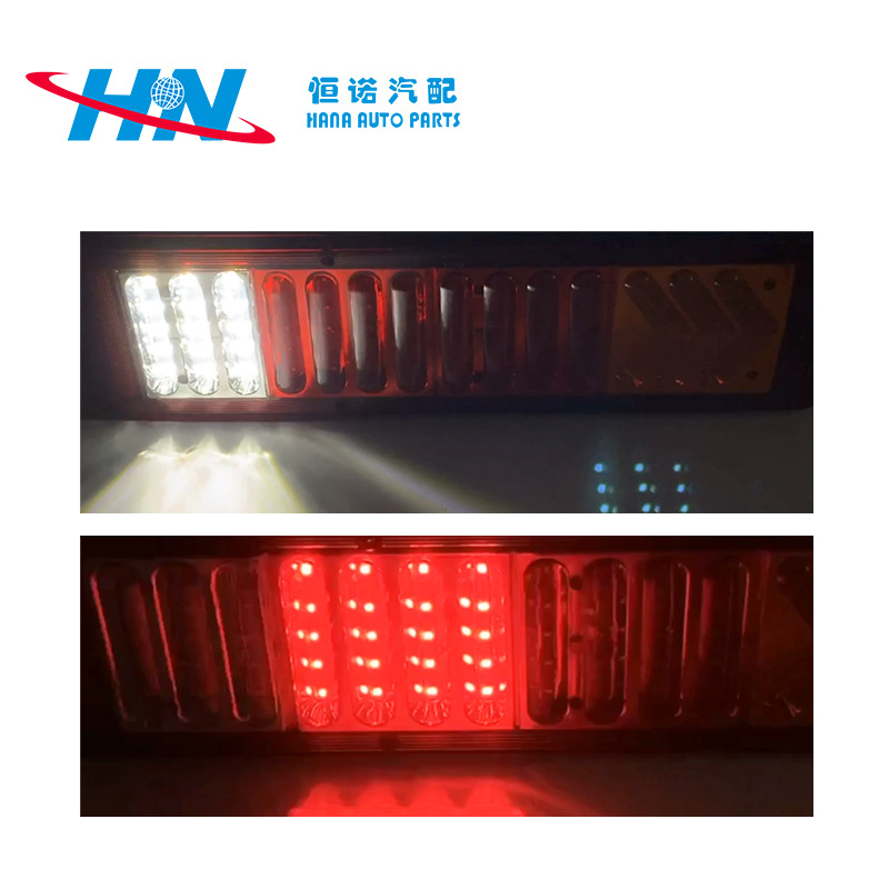 Luz trasera larga y brillante adecuada para camión cisterna luz trasera directa de fábrica LED luz trasera universal