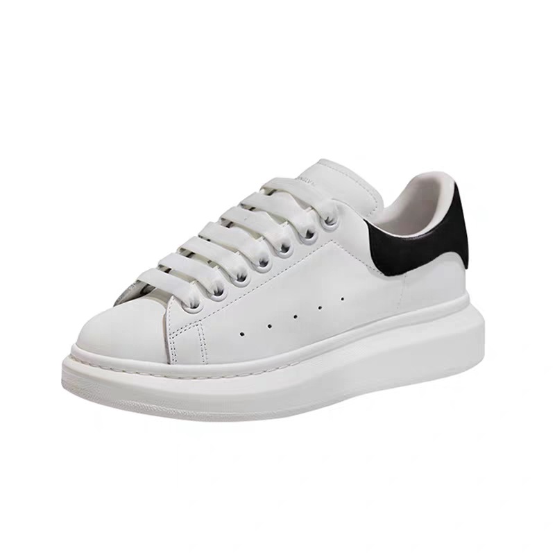 Mcqueen Small White Shoes Women's 2020 Spring High Version Of All-match Reflective Leather Thick-soled Inner Heightening Casual Sneakers