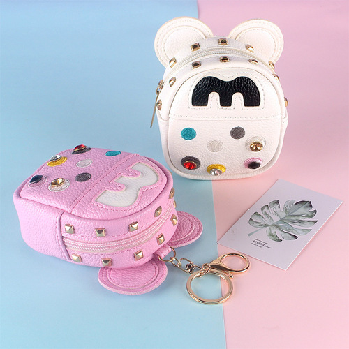 Small wallet female Korean ins student simple and cute mini Japanese girl heart holding coin card holder coin purse