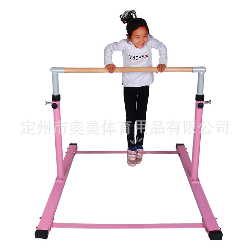 Kindergarten children's horizontal bar sensory training equipment, children's early education sensory integration equipment, indoor horizontal bar with height adjustment.