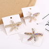 Net Red ins Starfish Pearl Hairpin Hairdressing Bangs Sen family fairy Card issuance Full bore Headdress Clamp Manufactor