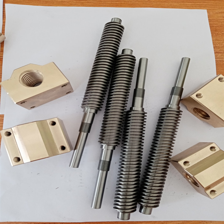 加工制作梯形丝杠 左牙螺杆丝扣 全螺纹梯形丝杠 梯形螺母厂家