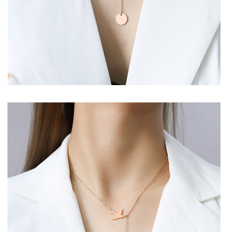 304 Stainless Steel Pendant Material PVD Coated Real Gold Plated Animal Titanium Steel Waterproof Non Tarnish Pendant Necklace