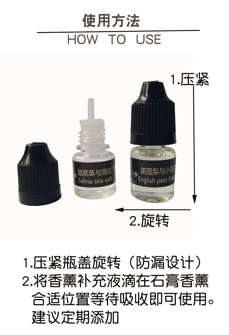 Wholesale car perfume bottle perfume essential oil 5 10ml colorless car refueling duck air outlet aromatherapy refill liquid