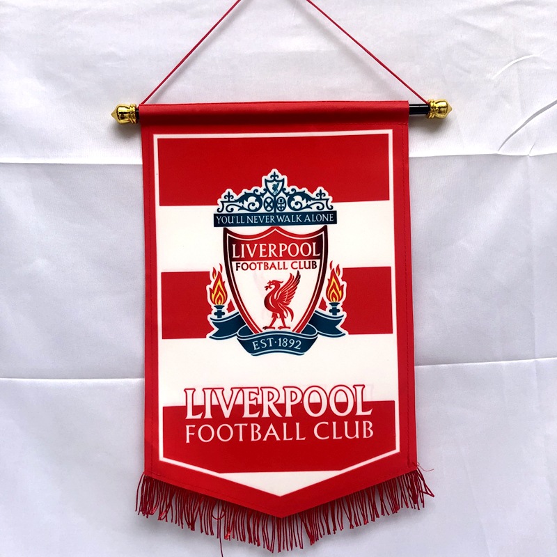 Football team exchange flag Real Madrid Liverpool Arsenal AC Milan Chelsea Juventus triangle decorative flag