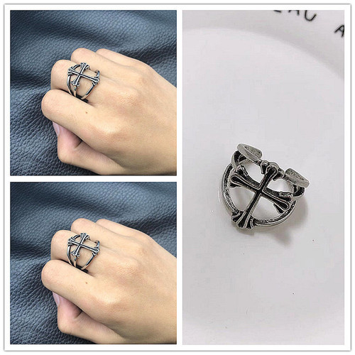 Domineering fashion ring men's retro devil's eye punk single ring personalized boys' ring jewelry wholesale