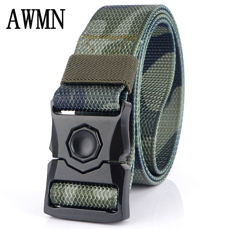 Men's travel tactics nylon casual belt