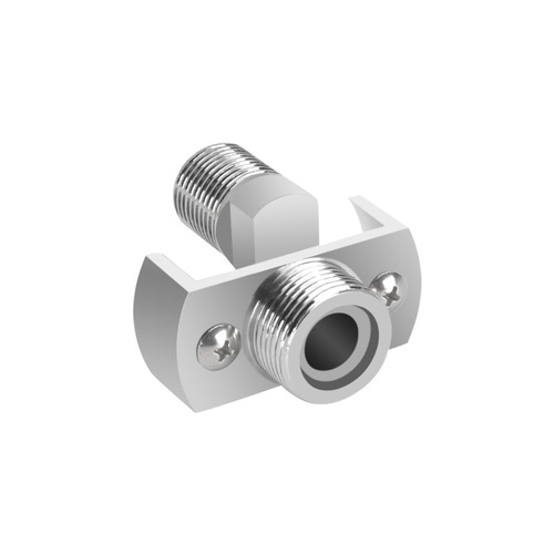 Mixing valve universal curved foot bathroom shower bath hot and cold faucet adjustable all-copper eccentric curved foot