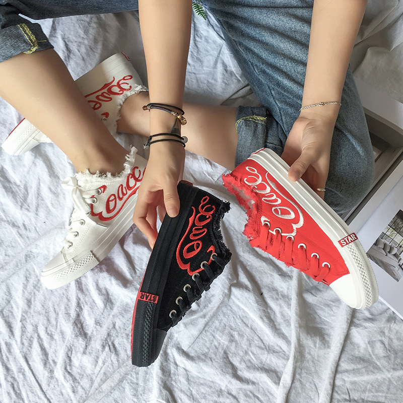 2020夏季新款ins超火帆布鞋女小白鞋板鞋學生百搭韓版潮鞋ulzzang