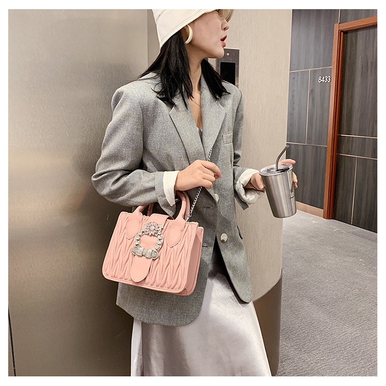 New Trendy Korean Fashion Large-capacity Messenger Small Square All-match Ladies Single Shoulder Bags display picture 8