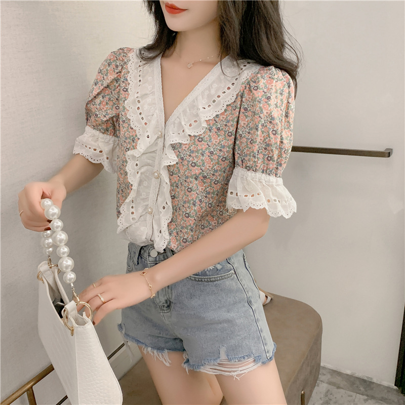 Chemisier en Mousseline de soie - Ref 3429343 Image 4