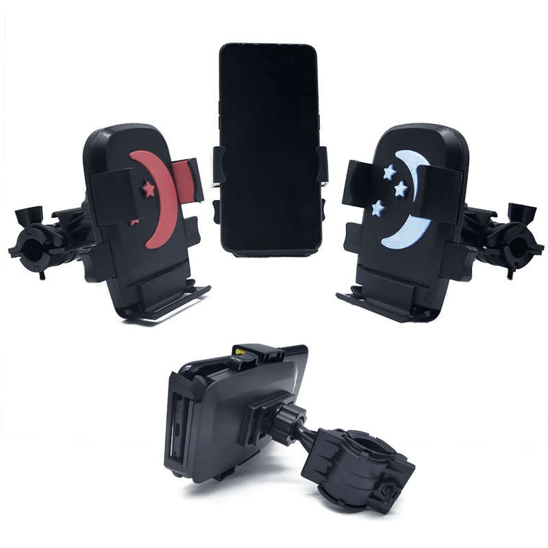 电动车手机架导航支架外卖电瓶车支架摩托自行车导航骑行车载支架|ru