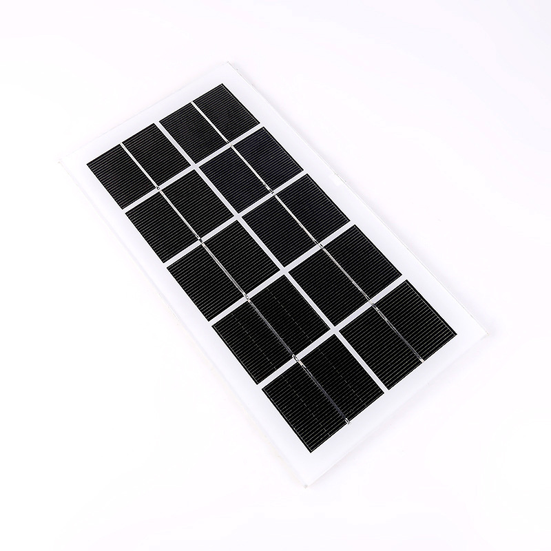 供应3.5W玻璃层压太阳能电池板 134*248mm多晶硅太阳能充电组件