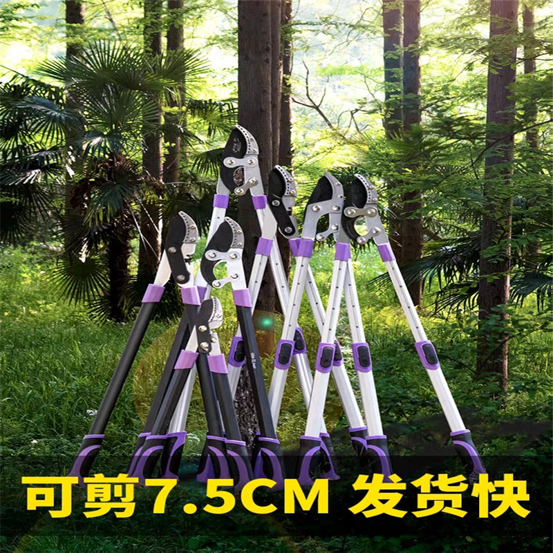 厂家供应 修枝剪 大力剪 SK5 伸缩粗枝省力剪刀  园林树枝剪