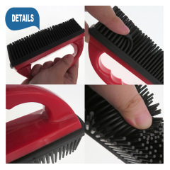 Foreign trade supply source 160*85mm dehairing pet bath massage brush multi-function carpet cleaning hair brush