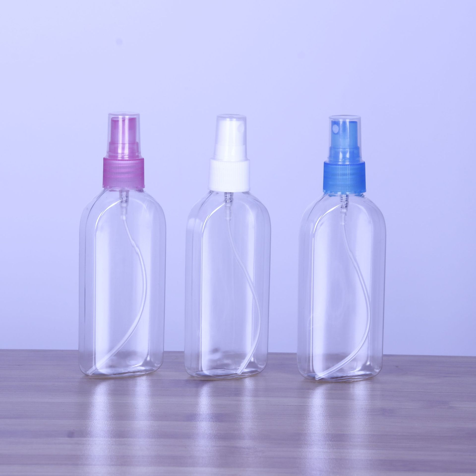 80ml透明扁喷雾 100mlPET塑料化妆品瓶70ml纯露分装空瓶