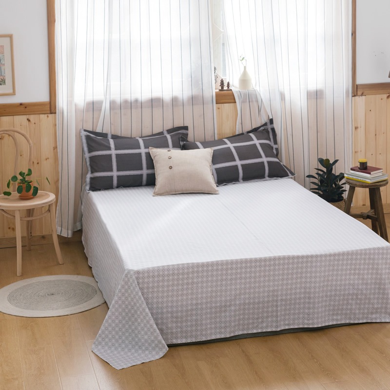 御珊家纺纯棉床单单件学生宿舍床单印花卡通全棉斜纹被单一件代发|ru