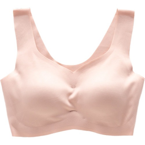 Genuine Anxin Free underwear women's spaghetti straps seamless bra sleep care underwear new wire-free bra