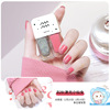 Two-color nail polish, set, transparent green nail sequins, new collection, no lamp dry