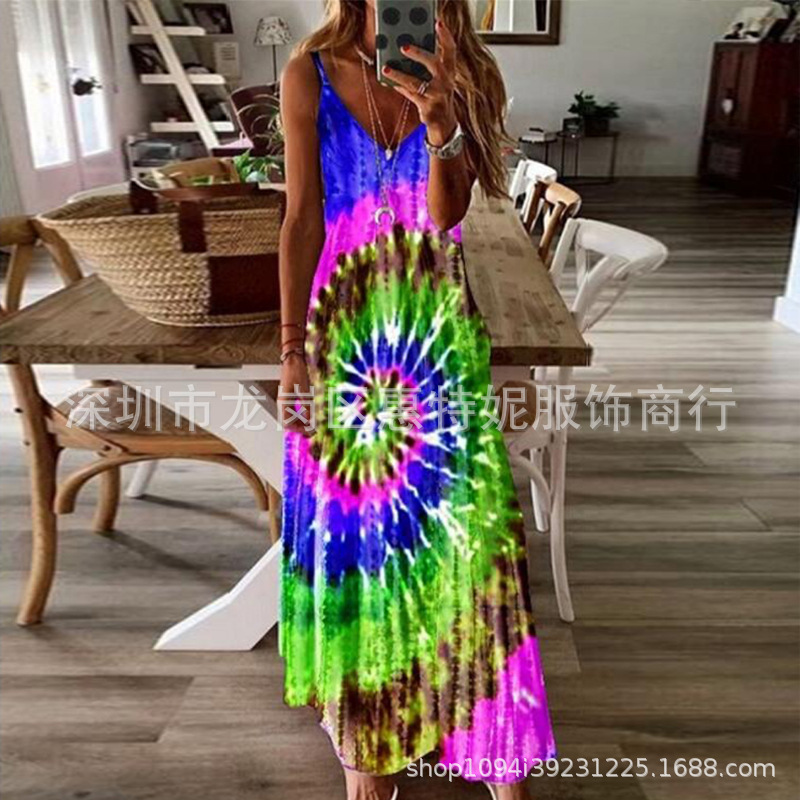 summer elegant beach sexy dress sleevless