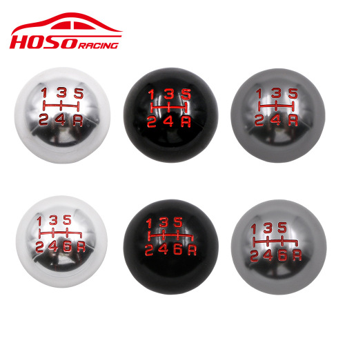 Car modification gear knob 5/6 speed round wave handle head manual transmission M10*1.5 metal gear shift knob
