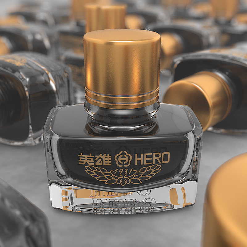 hero hero ink official genuine goods black ink blue black ink red ink blue ink