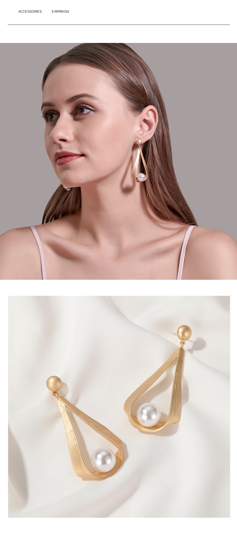 S925 Silver Needle Korean Forest Tassel Earrings Geometric Earrings Long Earrings Wholesale Nihaojewelry display picture 11