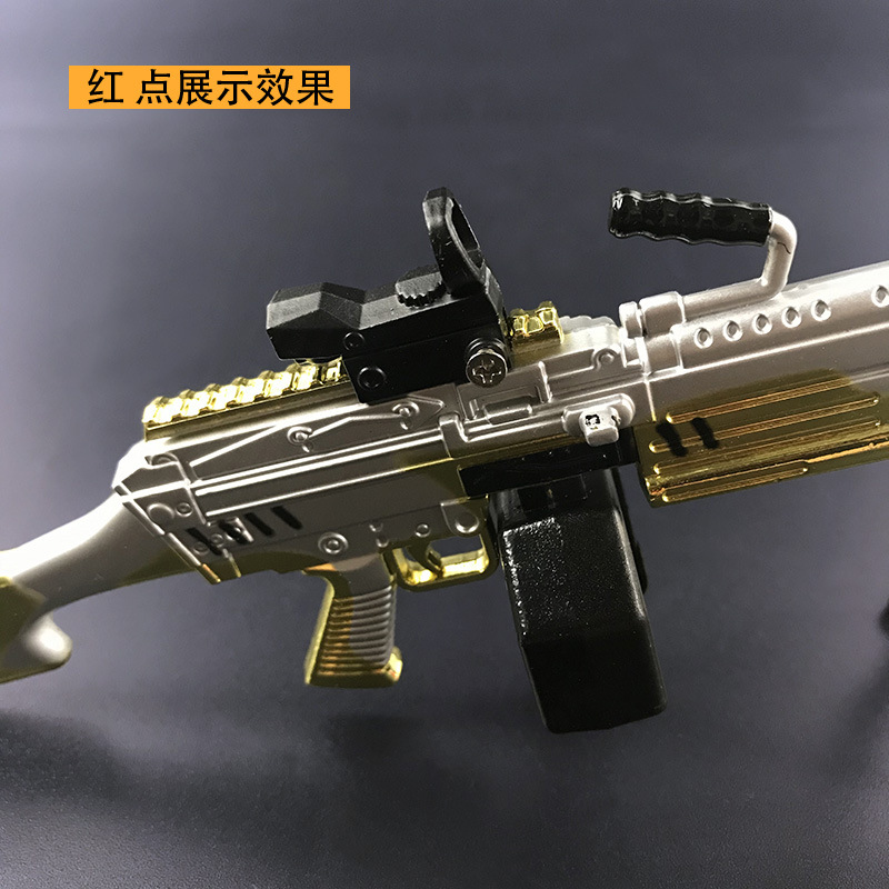 和平战地周边 24CM新款组装枪模 M249 AKM 旅游家居工艺品摆件详情图8