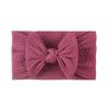 Soft nylon children's hair accessory with bow, headband, scarf, European style, no hair damage