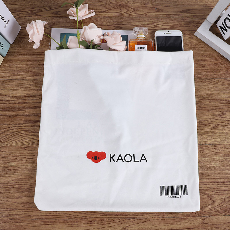 厂家直供手提空白帆布袋 彩印广告棉布袋 单肩购物袋定制logo