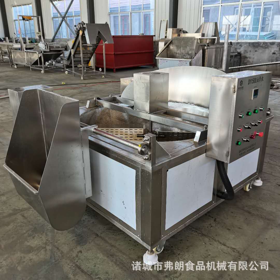加厚不锈钢榴莲酥油炸单机 江米条油炸锅 全自动油水分离油炸机