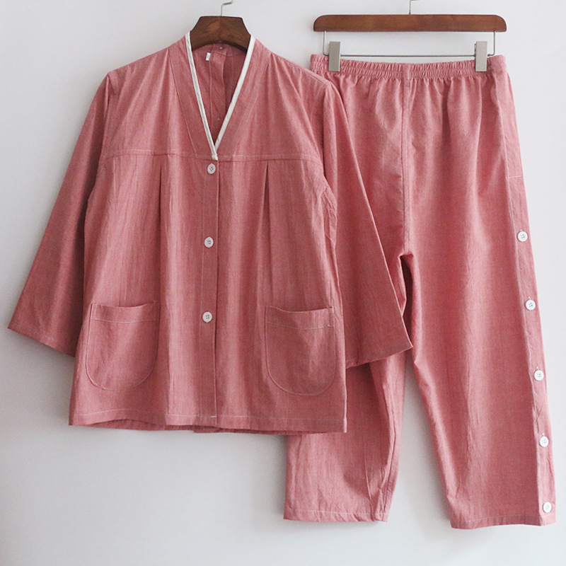 耐昱长款前后开衫腿开叉推拿服搓油服男女针灸服火疗服理疗服足浴|ms