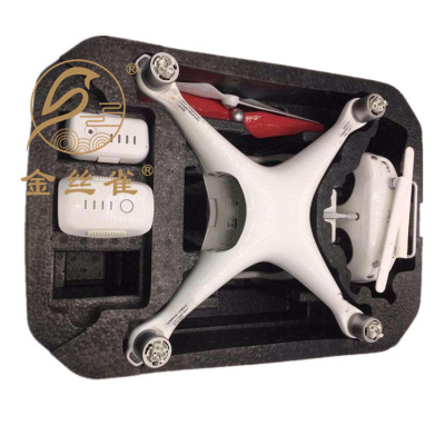 EPP无人飞机泡沫盒晒纹皮纹环保级阻燃B1等级发泡聚丙烯成型缓冲