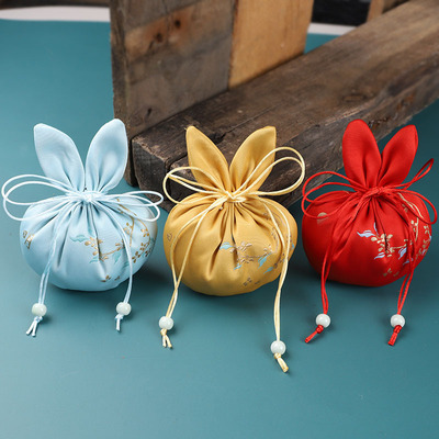 端午節複古香袋錦緞包漢服配飾香包香囊空袋子防疫福袋小挂件