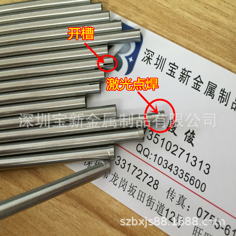 销售304不锈钢毛细管 加工针管扩口 医用空心管压槽 显影螺纹