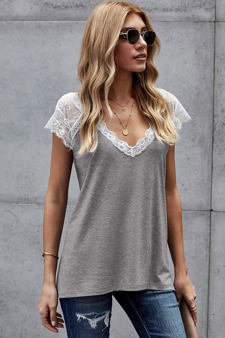 Lace Knit Vest Top