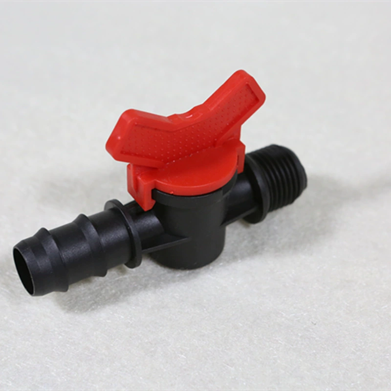 Производитель продает 16 мм * 1/2 дюйма AK красный внешний проволочный клапан перепускной клапан ПЭ трубы прямой клапан переключатель прямой клапан