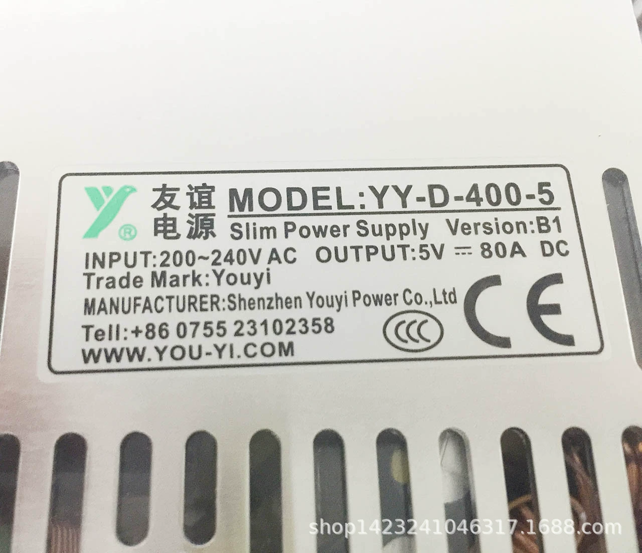 Тонкий переключатель для LED, блок питания, 400W, 5V