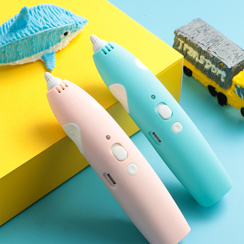 Deli 74860 3D printing pen three-dimensional painting graffiti brush student creative smart toy Children's Day gift