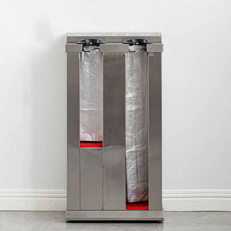 雙頭自動雨傘袋機 酒店機場長短傘傘套機不鏽鋼傘架傘袋機