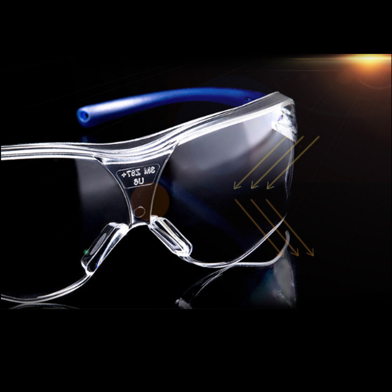3M10437 laboratorio a prueba de polvo a prueba de viento arena gafas anti-salpicaduras gafas protectoras