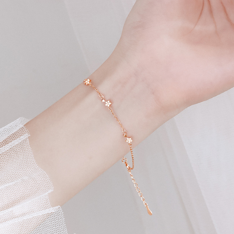 Super Fairy Star bracelet ins niche design female student bracelet girlfriends female Korean style simple personalized bracelet