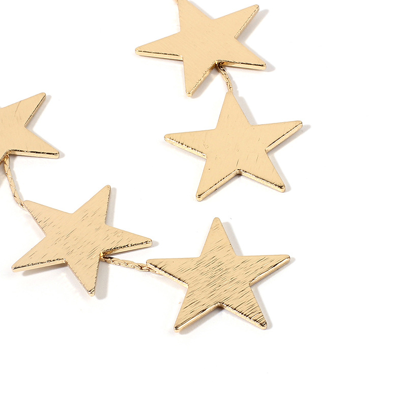 Korean Long Star Tassel  Trend Fashion Ladies  Alloy Earrings Wholesale Nihaojewelry display picture 8