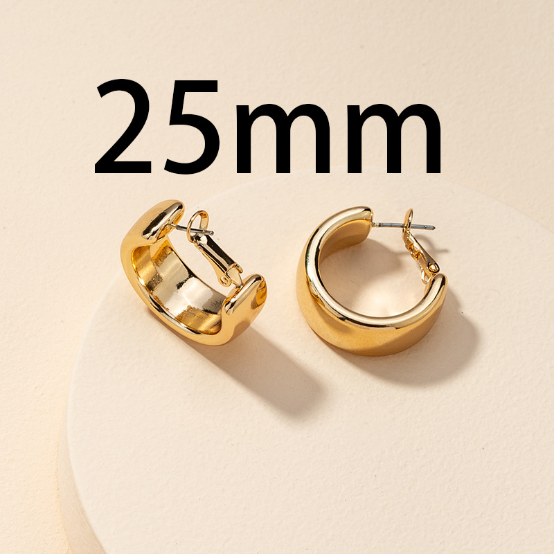 Boucles D&#39;oreilles Classiques En Métal display picture 6