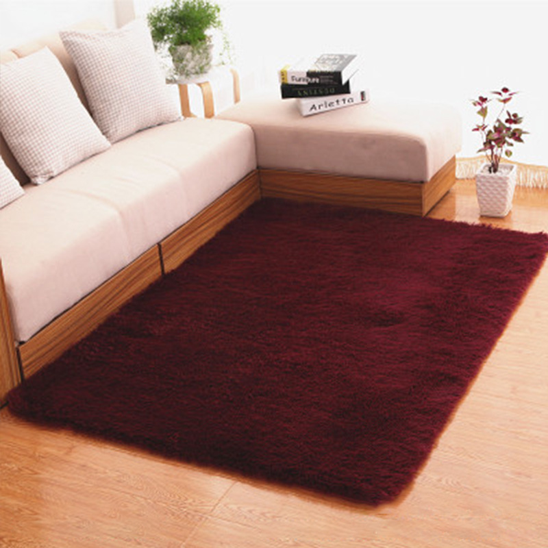 Fábrica de suministro al por mayor alfombra nórdica personalizada sala de estar dormitorio sofá sala de té mantas al lado de la cama alfombra de seda
