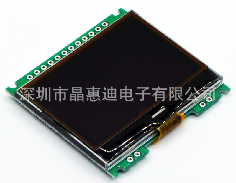 Һ��ģ�� LCM 12864���� SPI ���� FSTN 1.8��ڰ���ʾ����PCB��