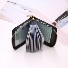 【26卡位】卡包女荔枝紋拉鏈男女駕駛證件包信用卡夾套卡袋包薄