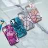 apply iPhone11 Mobile phone shell new pattern Quilted Apple 11ProMax smart cover electroplate Half a pack IMD female Xr